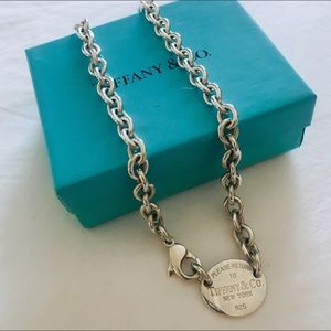 Return to Tiffany sterling silver necklace.